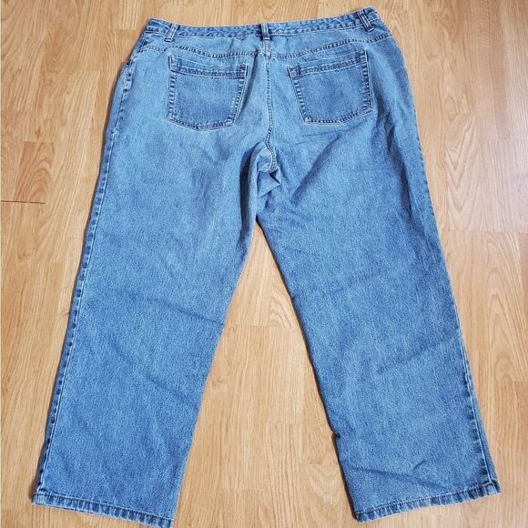 CJ Banks Plus Size Wide Leg Jeans 38x27 - Picture 4 of 12